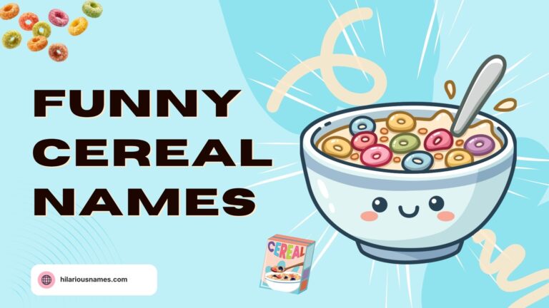 250+ Funny Cereal Names (Silly & Sweet)