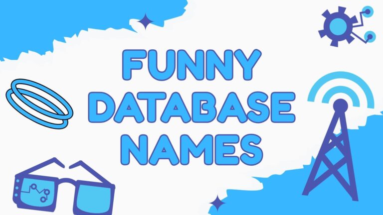 500+ Funny Database Names (Hilarious & Original)