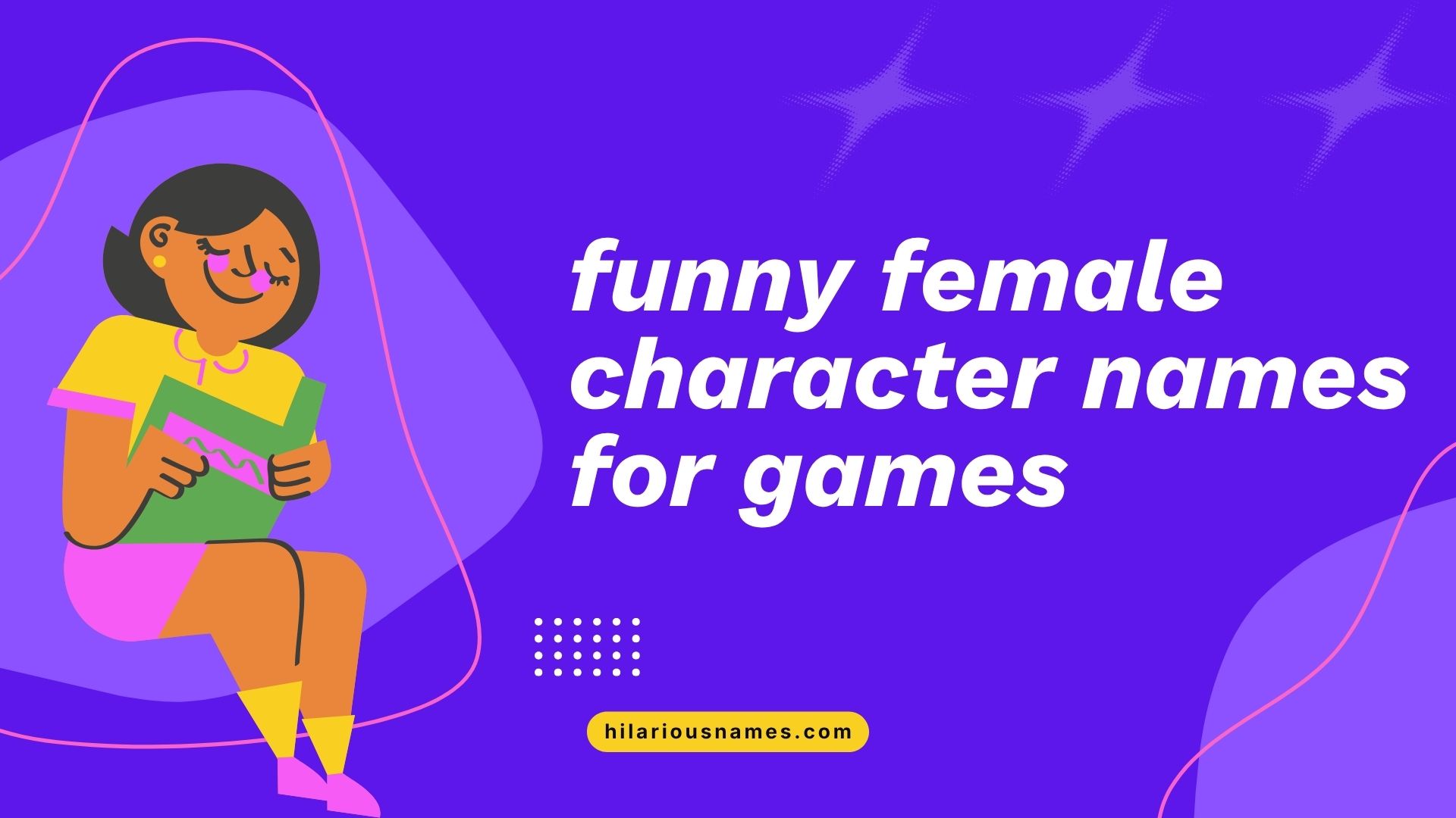 funny female character names for games
