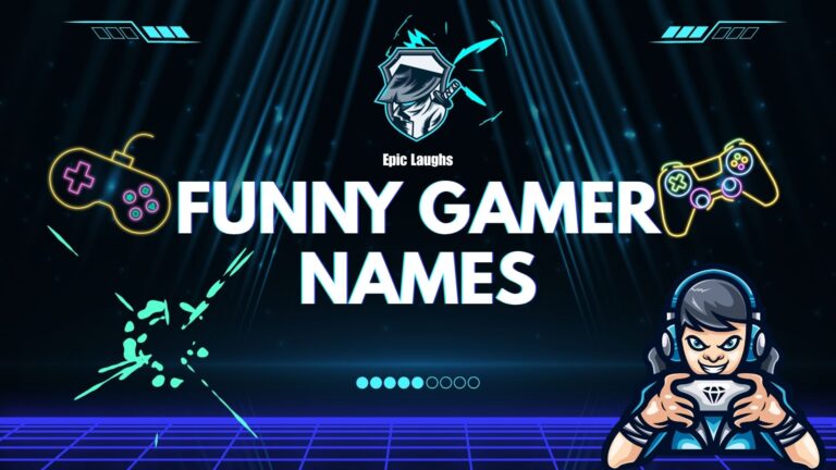 350+ Funny Gamer Names (Hilarious & Creative)