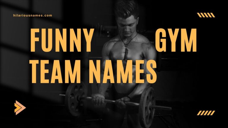 320+ Funny Gym Team Names (Hilarious & Unique)