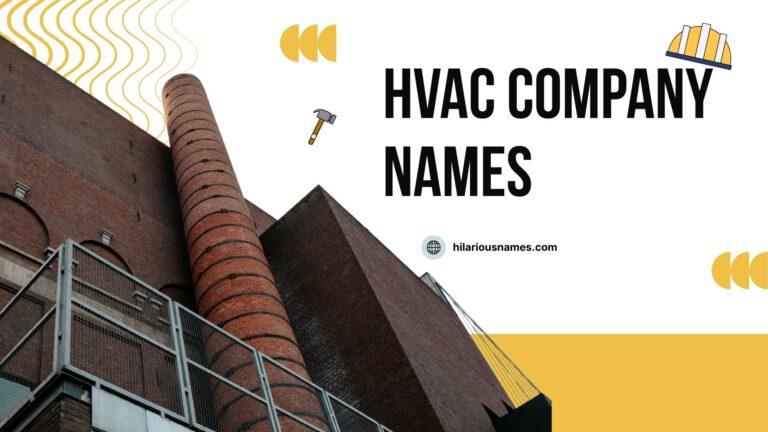 440+ Funny Hvac Company Names (Cool & Creative)