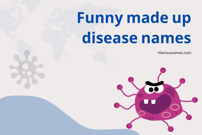 320+ Funny Made Up Disease Names (Silly & Creative)