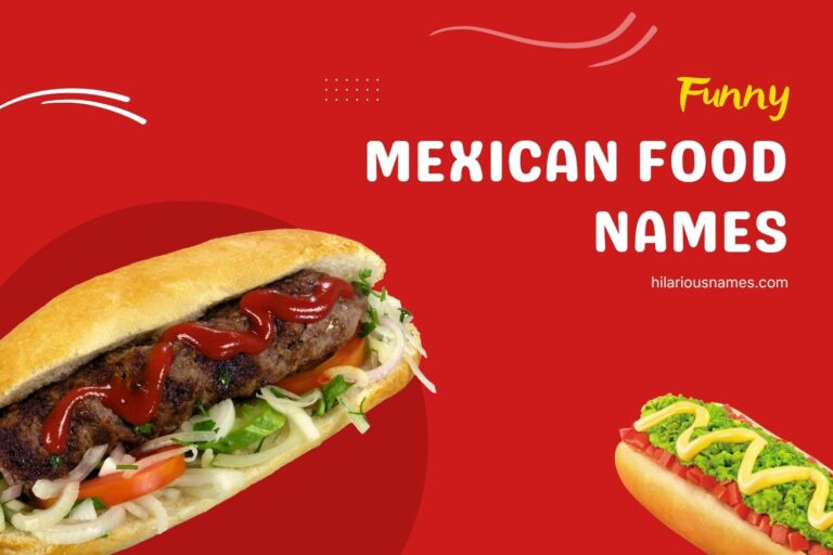 350+ Funny Mexican Food Names (Cool & Creative)