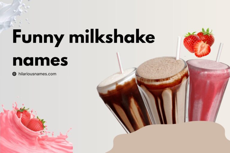 385+ Funny Milkshake Names (Silly, Sweet & Hilarious)