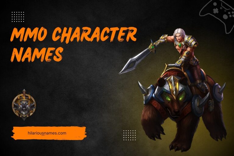 420+ Funny Mmo Character Names (Hilarious & Witty)
