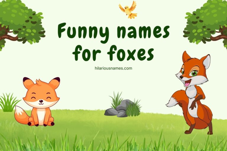 310+ Funny Names For Foxes (Funny & Creative)