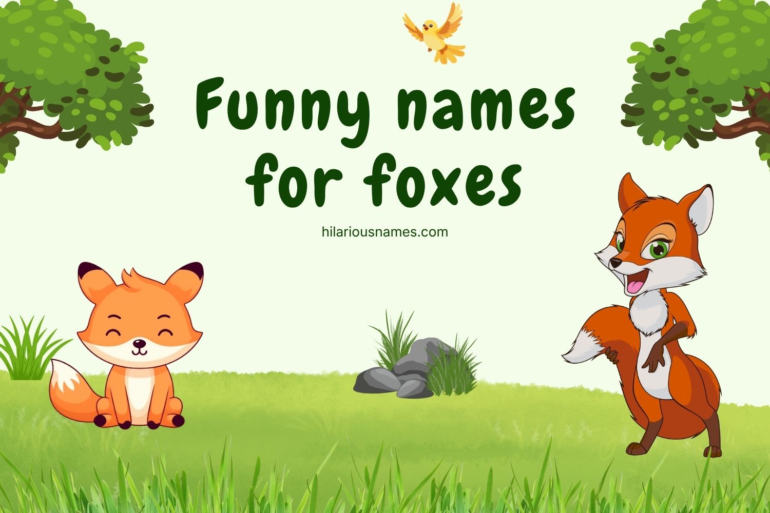 funny names for foxes