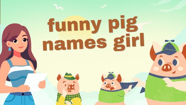320+ Funny Pig Names Girl (Silly & Sweet)