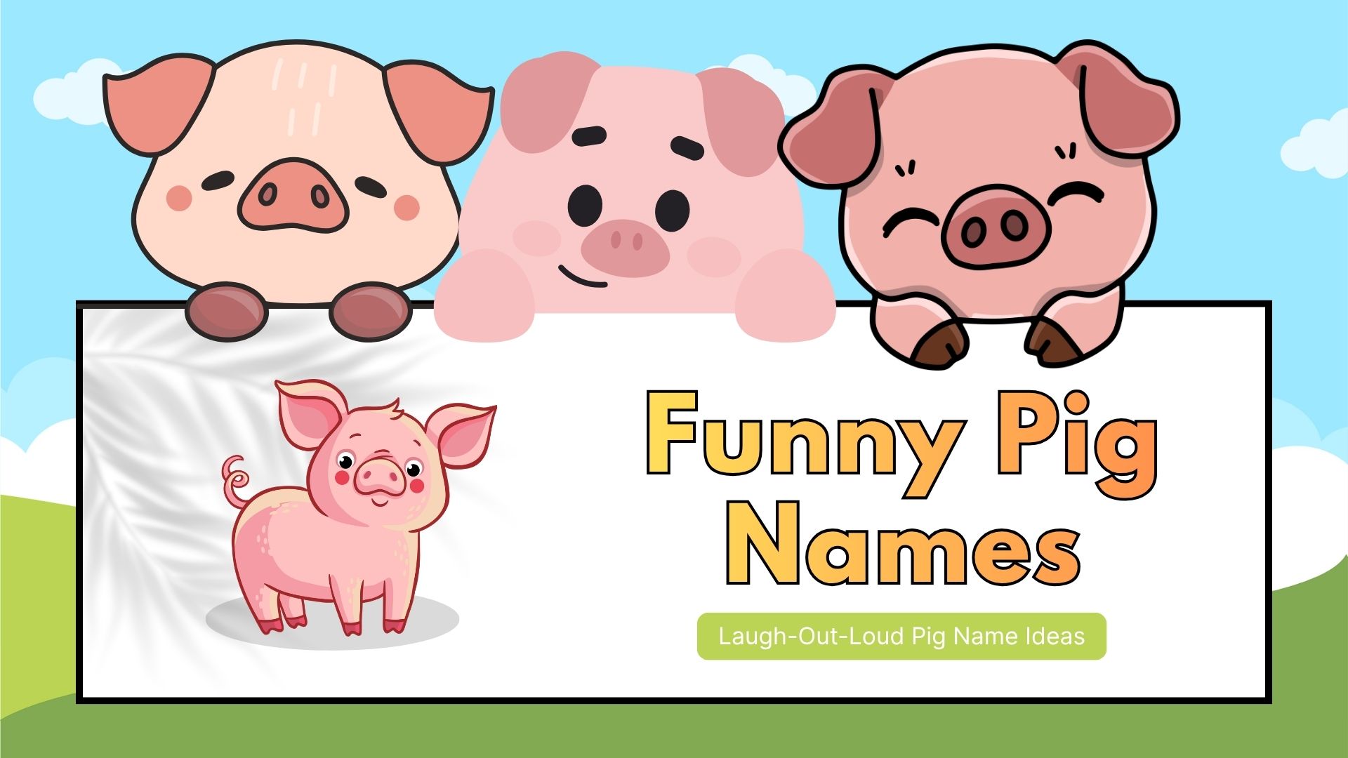 funny pig names