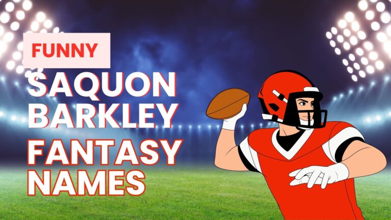 350+ Funny Saquon Barkley Fantasy Names (Hilarious & Creative)