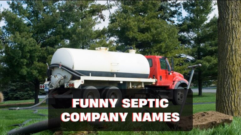 525+ Funny Septic Company Names (Hilarious & Witty)