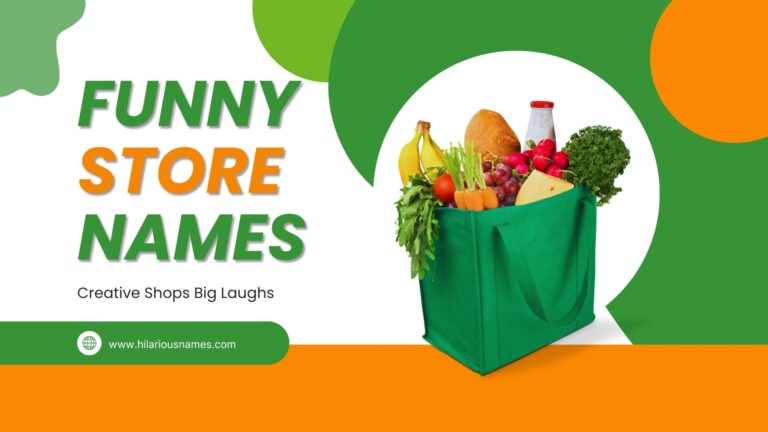 435+ Funny Store Names (Hilarious & Creative)