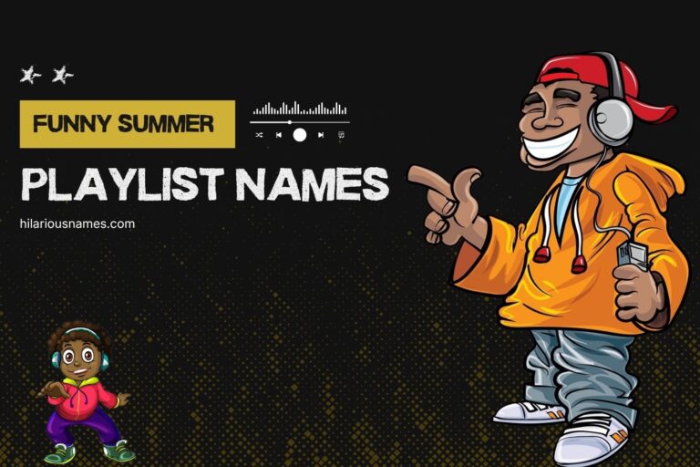 320+ Funny Summer Playlist Names (Hilarious & Catchy)