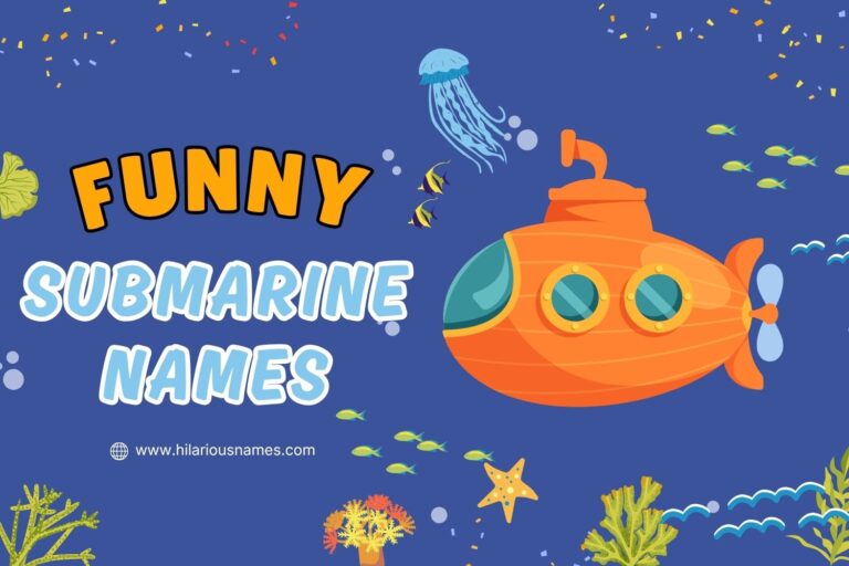 520+ Funny Submarine Names (Cool & Creative)